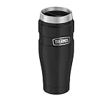 Thermos STAINLESS KING MUG 0,47l, charcoal black mat, Thermobecher schwarz...