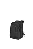 Travelite Rucksack aus wasserabweisendem Material, gepolstertes Laptop Fach 15,6...