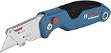 Bosch Professional Universal Klappmesser mit Klingenfach im Metall-Griff (inkl....
