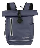 Travelite Rolltop Rucksack wasserfest, Fahrradrucksack, Freizeitrucksack mit...