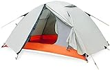 JLDNC Camping Zelt, 2 Person Ultralight-Zelt wasserdicht Winddicht Easy Set Up...