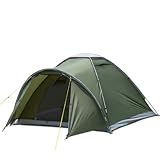 Campingzelt mit Vorraum, Zelte Camping Zelt für 2-4 Person, PU5000 wasserdichte...
