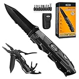 RoverTac Taschenmesser Klappmesser Multitool – Survival-Campingmesser mit...