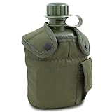 Mil-Tec Flasche-14506001 , Kunststoff , Oliv Einheitsgröße