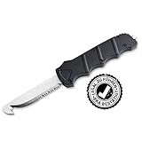 Böker Plus® Rescue OTF 2.0 Notfallmesser - D2 Rettungsmesser mit runder Spitze...
