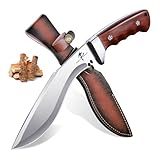 Purple Dragon Outdoor Messer Survival, Jagdmesser Feststehende Klinge mit...