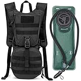 G4Free Militär Trinkrucksack Rucksäck mit 3L Verbesserter Blase Trinkblasen...