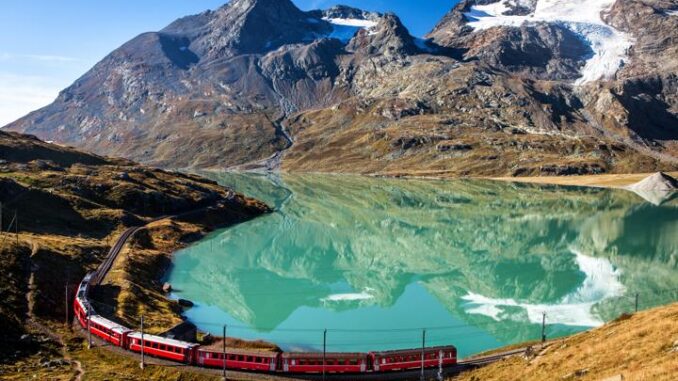 atemberaubende Landschaft in der Schweiz
